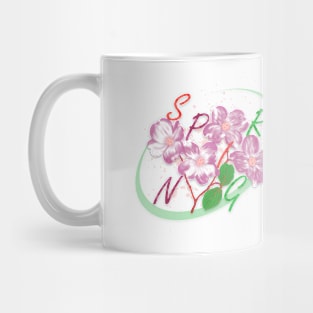 Coral Grass Peony Exotic Garden Mug